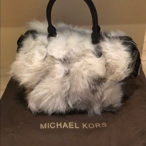 Michael Kors Large Bag with Faux Fur